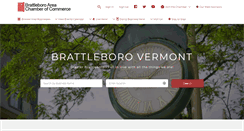 Desktop Screenshot of brattleborochamber.org